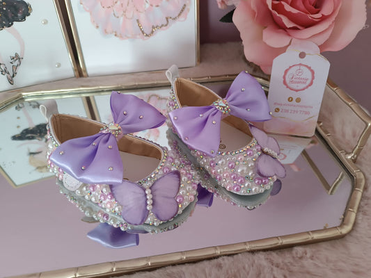 Zapatitos Victoria🦋✨  Edición Mariposas & Moño  💜