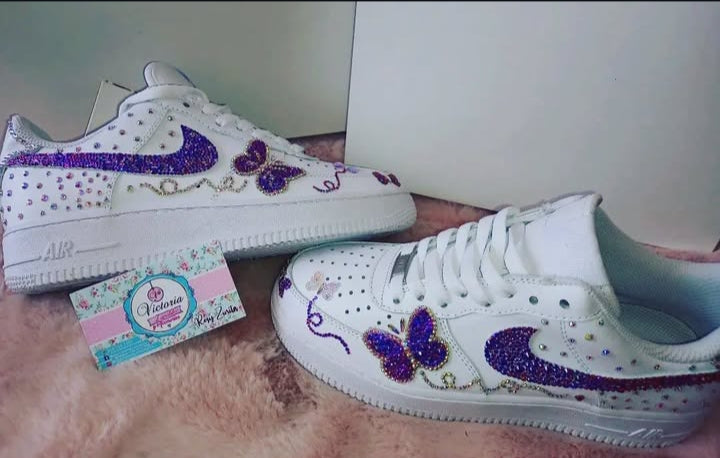 Tenís Personalizados NIKE AF1. Edicion Especial💜